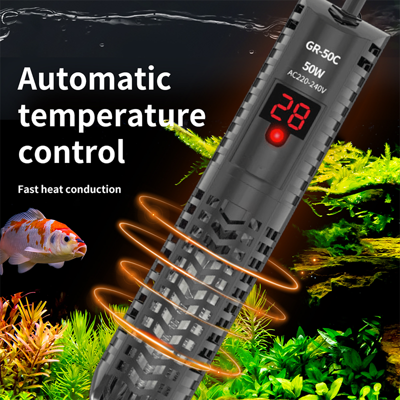 Marine Aquarium Temperature - Aquariums Submersible Heater Display Digital Fish
