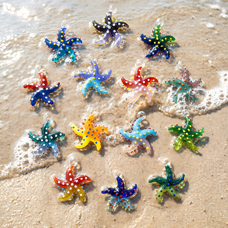 Marine Aquarium Europe - Colorful Mini Marine Animal Starfish Figurine