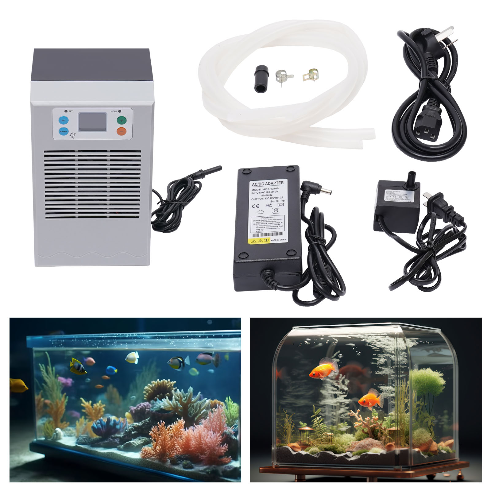 Aquarium Water Chiller, 100W F - Marine Aquarium Temperature 리뷰 및 가격
