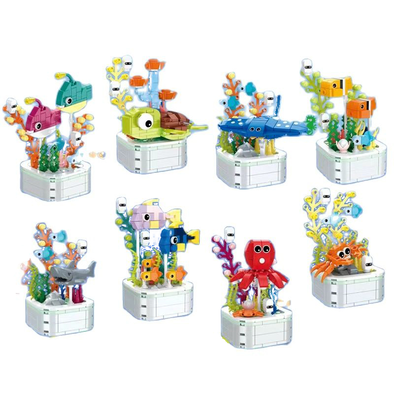 1pcs Cute Forest Animal Buildi - Marine Zoo 리뷰 및 가격