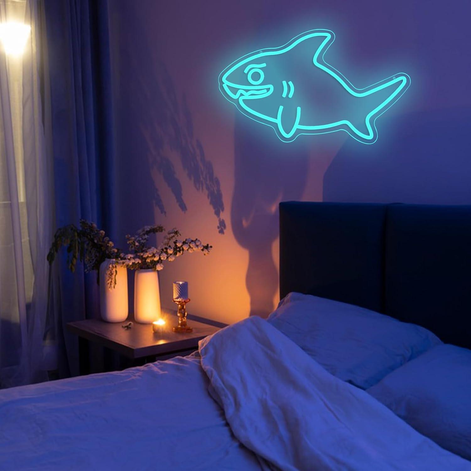 Shark Neon Sign USB Dimmable L - Marine Zoo 리뷰 및 가격