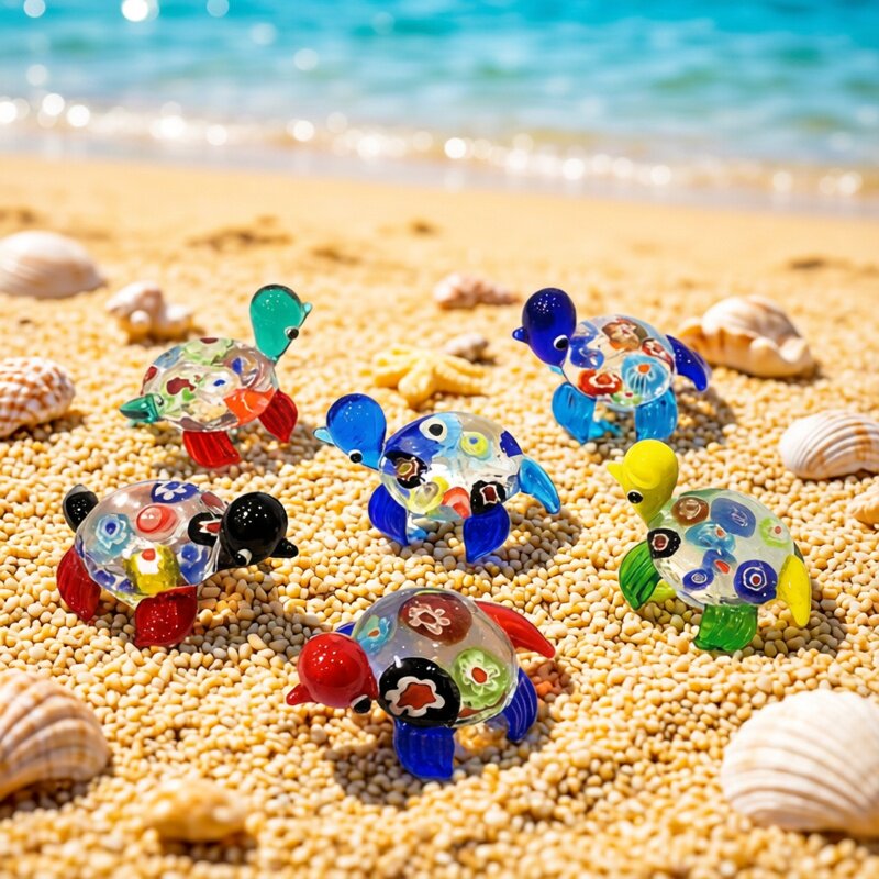Creative Cute Glass Sea Turtle - Marine Aquarium Europe 리뷰 및 가격