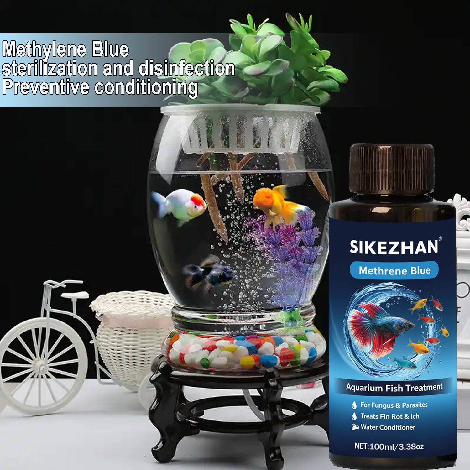 Methylene Blue Solution Aquari - Aquarium Marine Blue 리뷰 및 가격