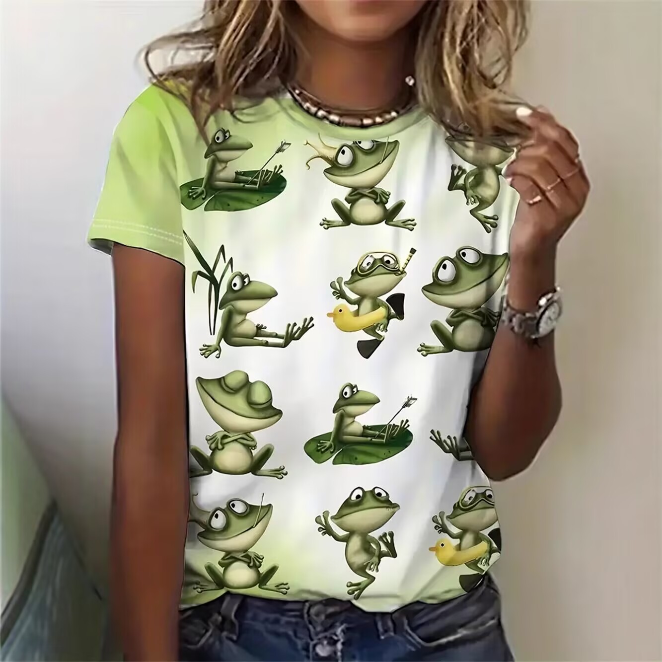 Summer Women's Cute Animal T-s - Marine Zoo 리뷰 및 가격