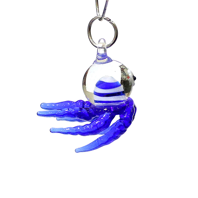 Miniature Octopus Glass Charm  - Marine Aquarium Europe 리뷰 및 가격
