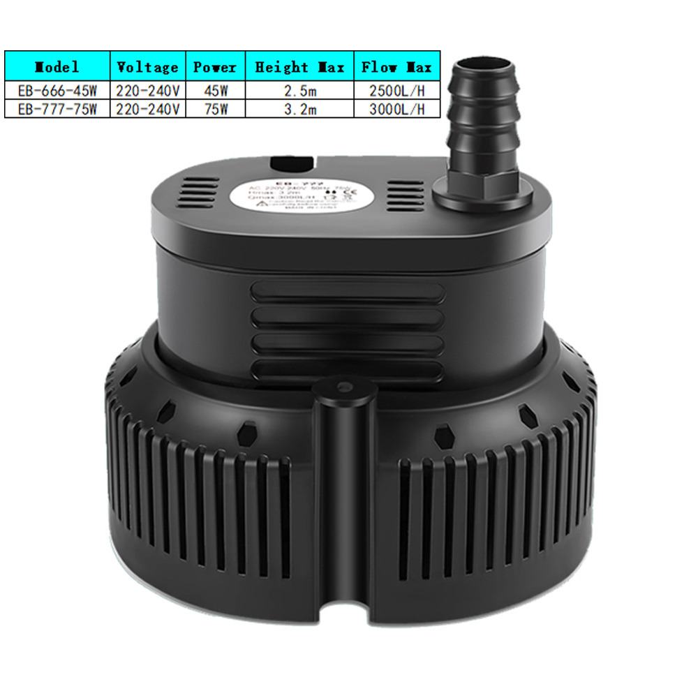 45/75W 2500-3000L/H Submersibl - Marine Aquarium Temperature 리뷰 및 가격