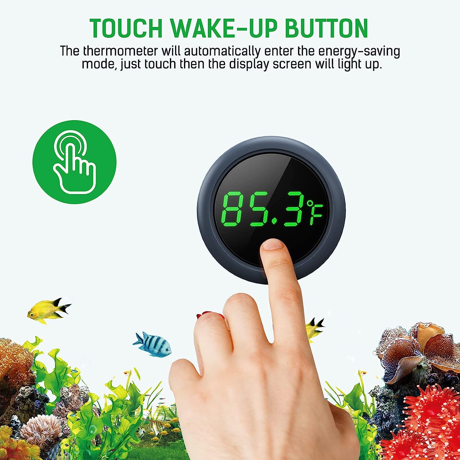 LED Digital Fish Tank Thermome - Marine Aquarium Temperature 리뷰 및 가격