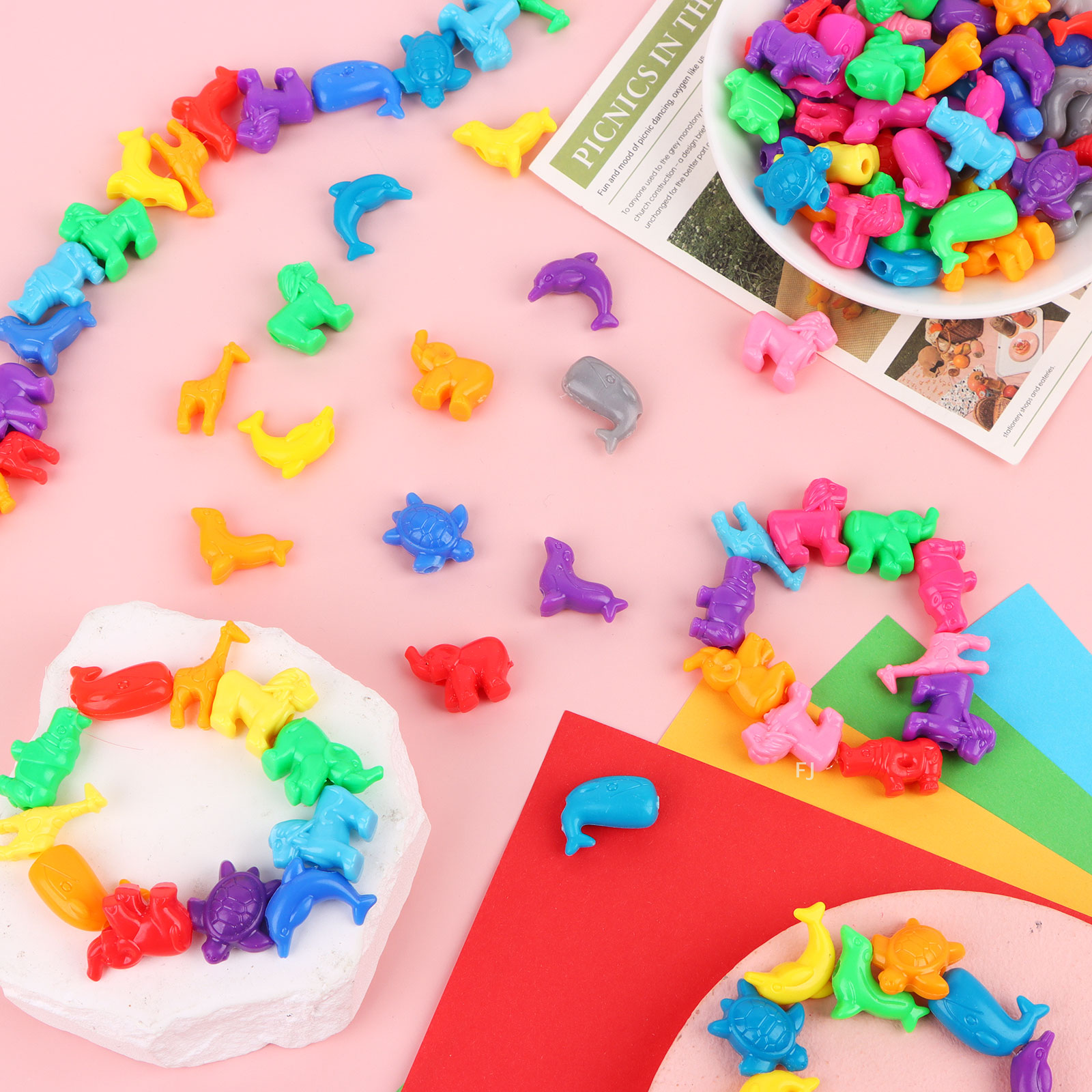 [YU]400 Pcs Mixed Animal Shape - Marine Zoo 리뷰 및 가격