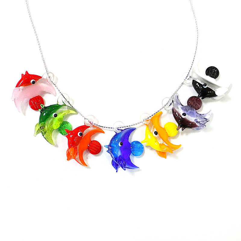 2pcs Mini Fish Glass Pendant C - Marine Aquarium Europe 리뷰 및 가격